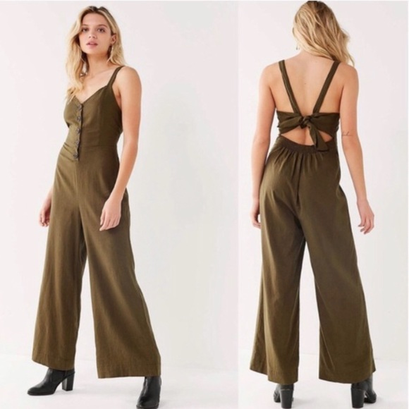 Urban Outfitters Pants - Urban Outfitters | Ashley Linen Blend Jumpsuit